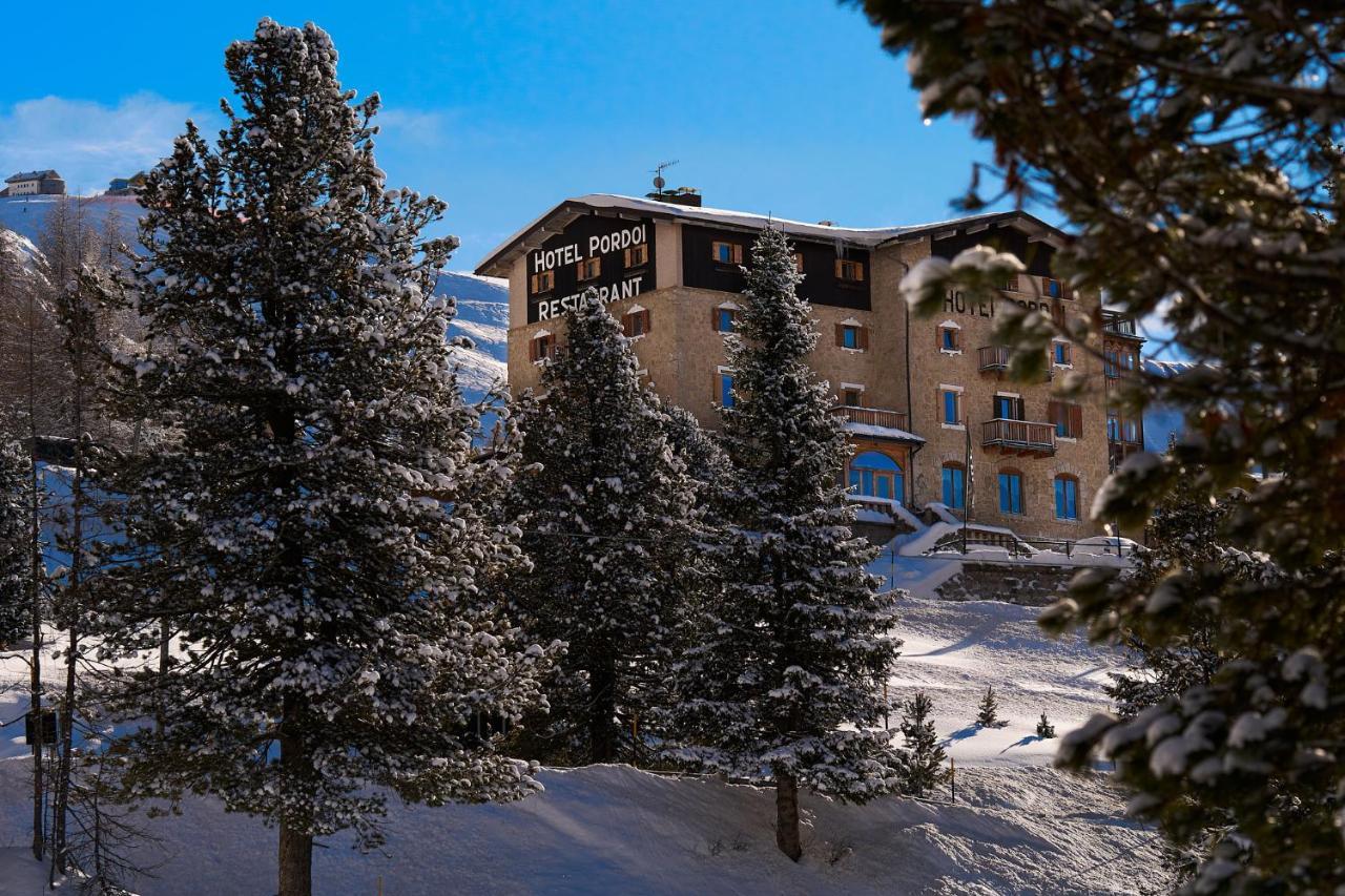 Hotel Pordoi Passo Pordoi Vegetarian Hotel Канацеи Экстерьер фото